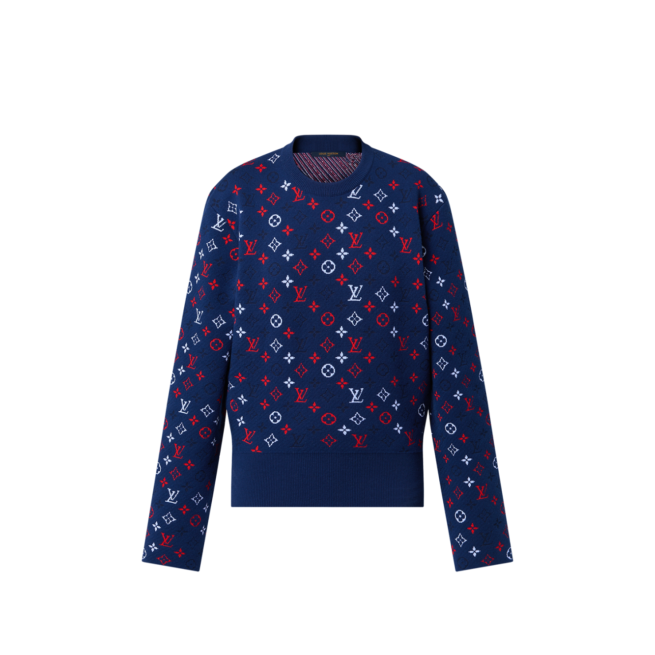 Blue lv monogram sweater sale